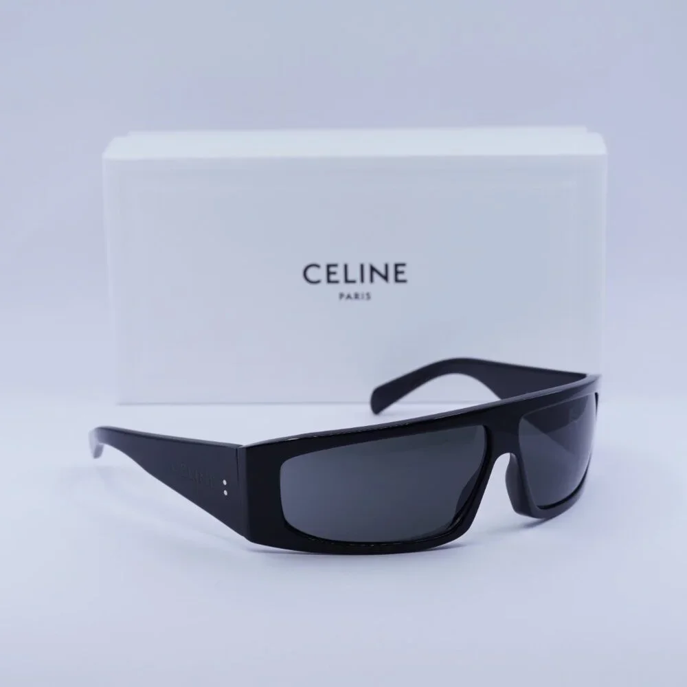 Final Price! Celine CL40291I 01A Black/Smoke Sunglasses - Picture 4 of 10